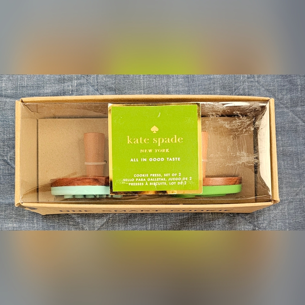 Kate Spade Green Cookie Press Set